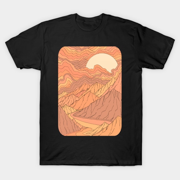 A peachy land T-Shirt by Swadeillustrations